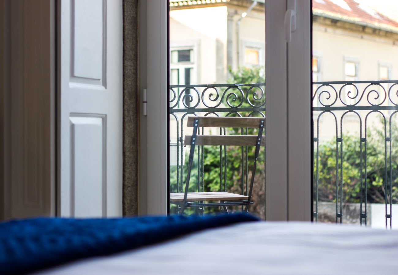 Estudio en Oporto - São Nicolau - Studio wtih balcony and garden view